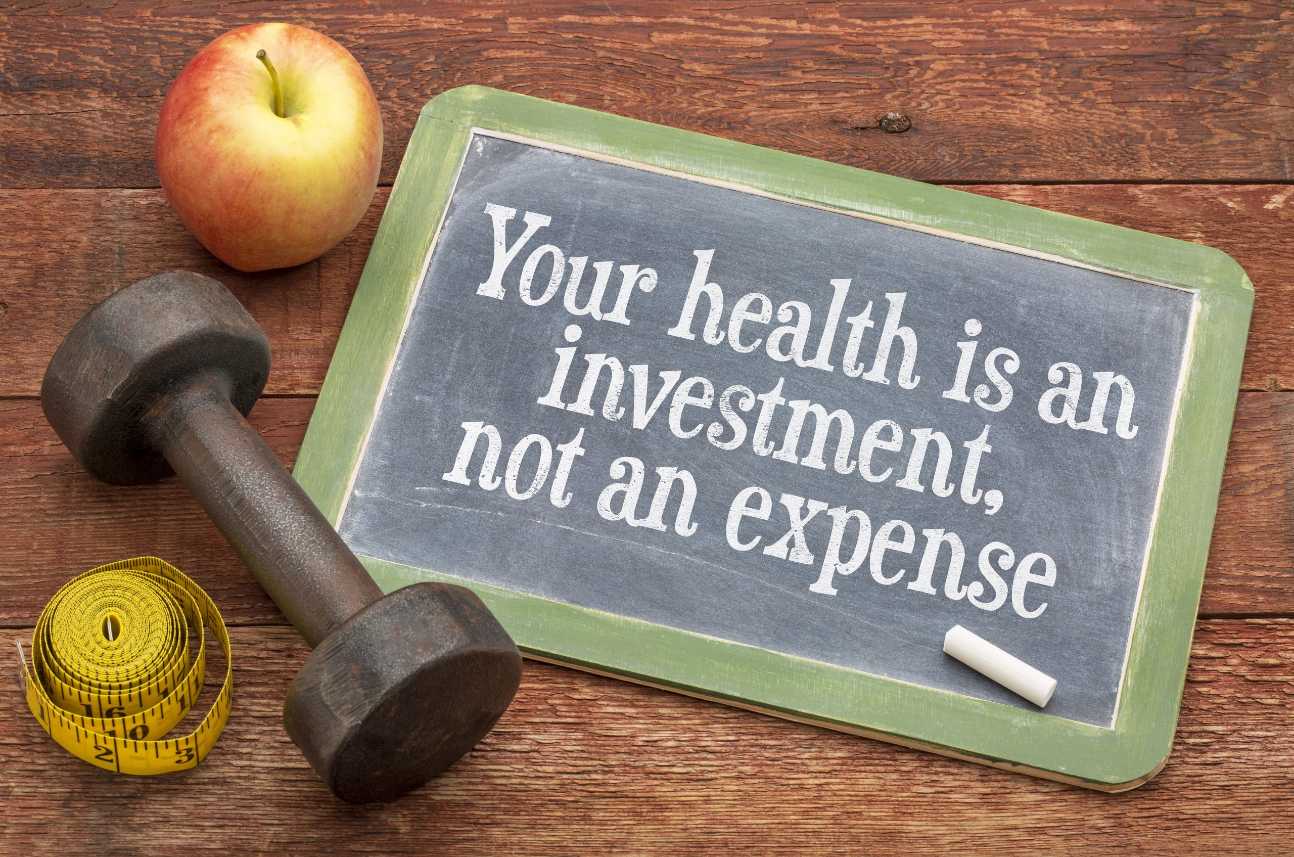Health Is An Investment Sign